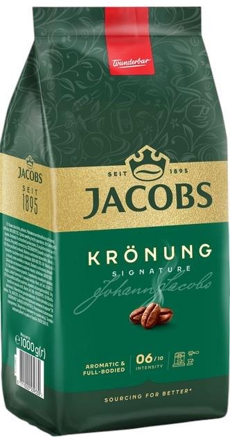 Кава в зернах Jacobs Kronung 1000 г