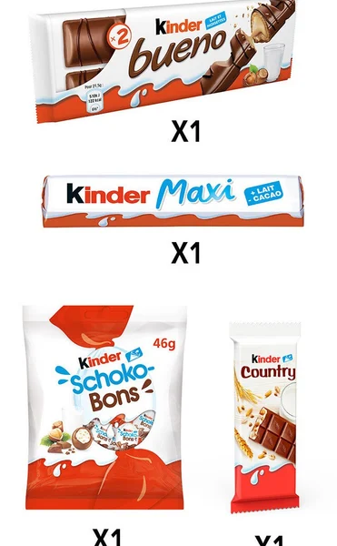 Новорічний набір солодощів Kinder Maxi Mix Олень 133 г