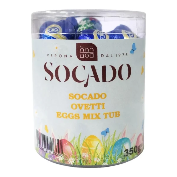 Шоколадні яйця Socado Ovetti eggs mix 350 г